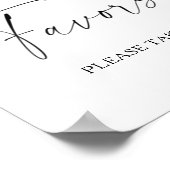 Poster Aquarelle branche citron - faveurs s'il vous plaît (Coin)