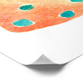 Poster Aquarelle Cactus (Coin)