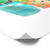 Poster Aquarelle Cactus Wall Art (Coin)