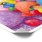 Poster Aquarelle Candy Land Print (Coin)
