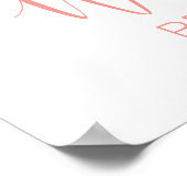 Poster Aquarelle Chaise de garde-vie (Coin)