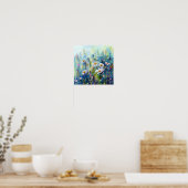 Poster Aquarelle - Champ de marguerite (Cuisine)