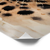 Poster Aquarelle Cheetah no 7 (Coin)