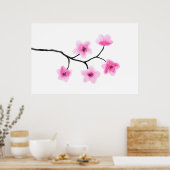Poster Aquarelle Cherry Blossom (Cuisine)