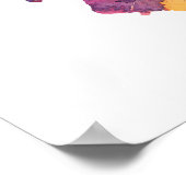 Poster Aquarelle Chicago (Coin)