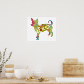 Poster Aquarelle Chihuahua (Cuisine)