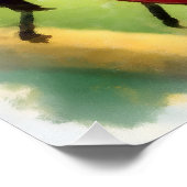 Poster Aquarelle, coccinelle (Coin)