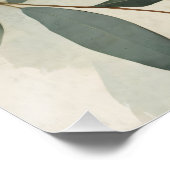 Poster Aquarelle Cockatiel Eucalyptus Tree (Coin)