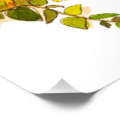 Poster Aquarelle colorée (Coin)