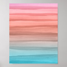 Aquarelle colorée Lignes Art dégradé