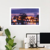 Poster Aquarelle "Conciles", Paul Jackson (Bureau à domicile)