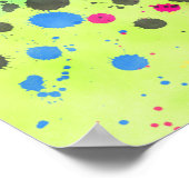 Poster Aquarelle cool citation célèbre (Coin)