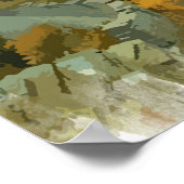 Poster aquarelle coucher de soleil paysage avec citation  (Coin)