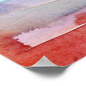 Poster Aquarelle couleur Abstraite Aquarelle Brise-pincea (Coin)