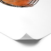 Poster Aquarelle couleur Amoureux des chiens Dessin (Coin)