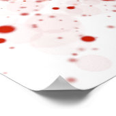 Poster Aquarelle Cupcake Peinture avec arrosage (Coin)