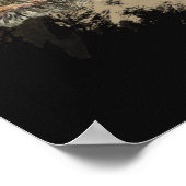 Poster Aquarelle Cute Little Chipmunk Animal Wildlife (Coin)