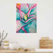 Poster Aquarelle d'agave succulent art (Cuisine)