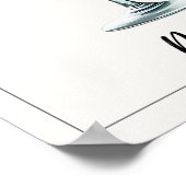 Poster Aquarelle Daiquiri Cocktail Home Bar ou cuisine (Coin)