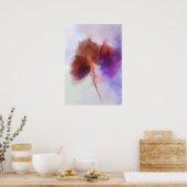 Poster Aquarelle Dandelion Arbre Peinture hybride (Cuisine)