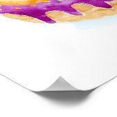 Poster Aquarelle de beignets (Coin)