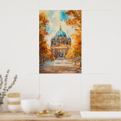 Poster Aquarelle de Berlin 2 (Cuisine)