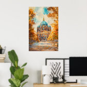 Poster Aquarelle de Berlin 2 (Bureau à domicile)