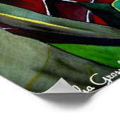 Poster Aquarelle de fleur de Protea peinture art original (Coin)