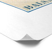 Poster Aquarelle de fleurs (Coin)