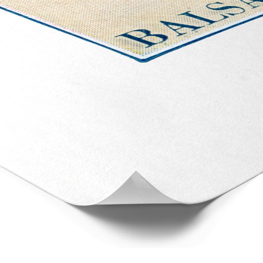 Poster Aquarelle de fleurs (Coin)