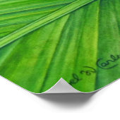 Poster Aquarelle de Ginger jaune (Coin)