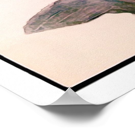 Poster Aquarelle de golf 1908 Imprimer (Coin)