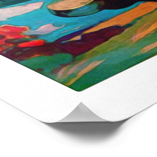 Poster Aquarelle de golf 1917 (Coin)