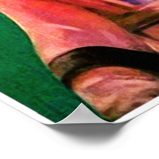 Poster Aquarelle de golf vintage (Coin)