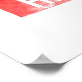 Poster Aquarelle de la Californie (Coin)