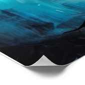 Poster Aquarelle de l'arbre Abstrait (Coin)