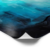 Poster Aquarelle de l'arbre Abstrait (Coin)