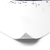 Poster Aquarelle de l'aubergine (Coin)