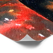 Poster Aquarelle de l'érable japonais (Coin)