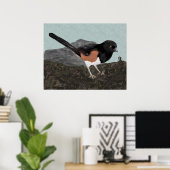 Poster Aquarelle de l'Est de la pointe Imprimer (Bureau à domicile)