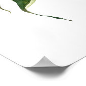 Poster Aquarelle de maïs biologique (Coin)