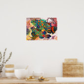 Poster Aquarelle de poisson mandarin (Cuisine)