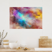 Poster Aquarelle de poisson tropical hawaïen - poisson pe (Cuisine)