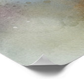 Poster Aquarelle de poisson tropicale hawaïenne - Hawaïen (Coin)