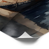 Poster Aquarelle de Porto (Coin)