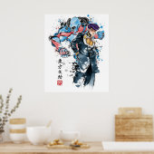 Poster Aquarelle de restauration et de régénération (Cuisine)