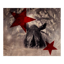 Aquarelle de rhino d'affiche