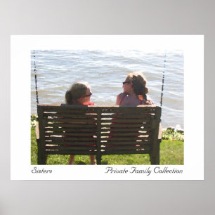 Poster Aquarelle de soeurs