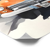 Poster Aquarelle de Toronto (Coin)