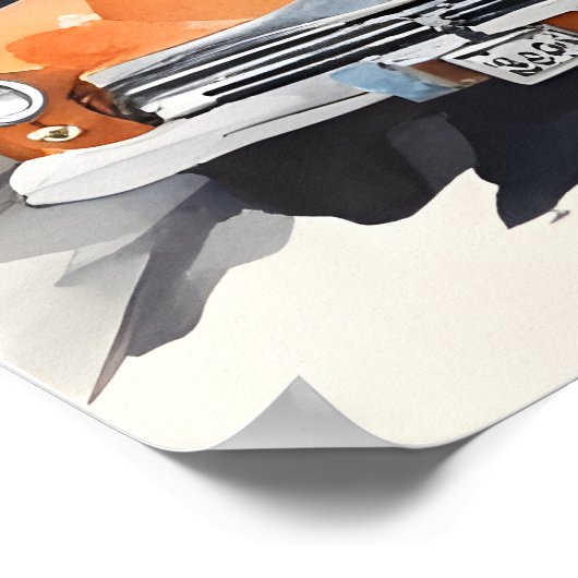 Poster Aquarelle de Toronto (Coin)